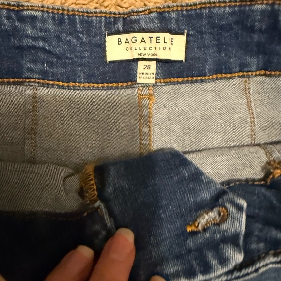 Bagatelle Denim wide leg crop Jean - Picture 3 of 6